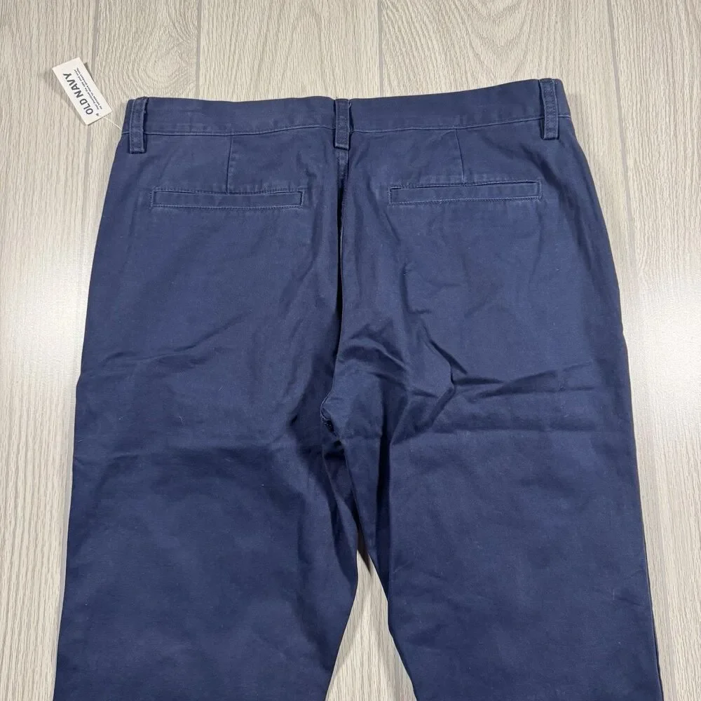 Old Navy Lived In Chino Pants Men’s 32x36 Tall Navy Casual Straight Leg New